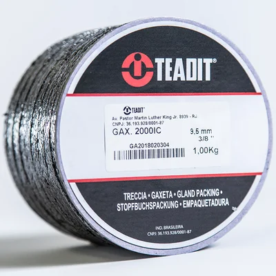 GAXETA TEADIT 2000IC - Grafite Flexível com Fios de Niquel Cromo