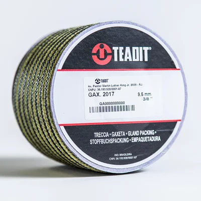 GAXETA TEADIT 2017 - PTFE Expandido com Grafite e Aramida