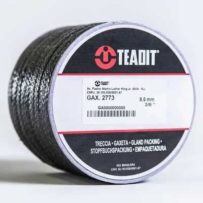 GAXETA TEADIT 2773 - Fibra Fenólica com PTFE e Grafite