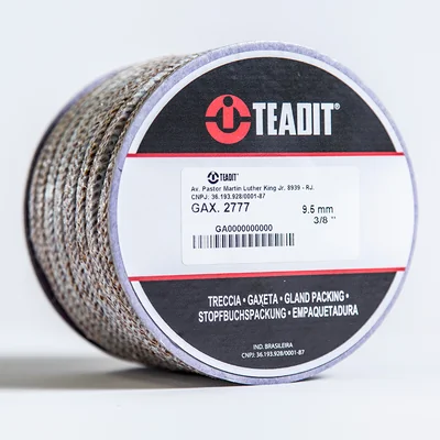 GAXETA TEADIT 2777 - Fibra Fenólica com PTFE