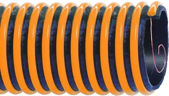 K-TANK Preta com Espiral Laranja e Fio Antiestático