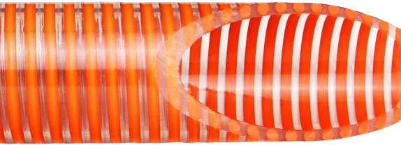 KPG Transparente c/ Espiral Laranja