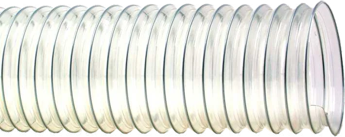 KPU-Z Poliuretano Transparente c/ Espiral em Aço Zincado