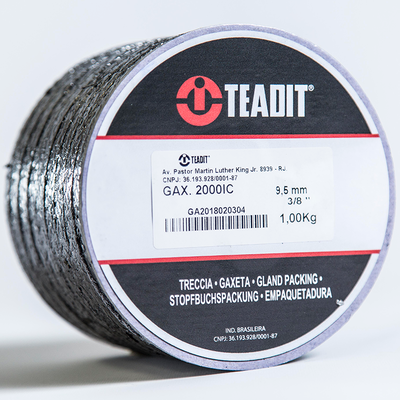 GAXETA TEADIT 2000IC - Grafite Flexível com Fios de Niquel Cromo