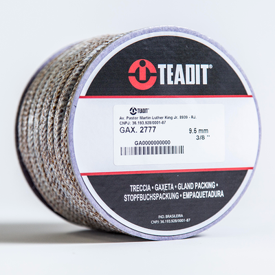 GAXETA TEADIT 2777 - Fibra Fenólica com PTFE